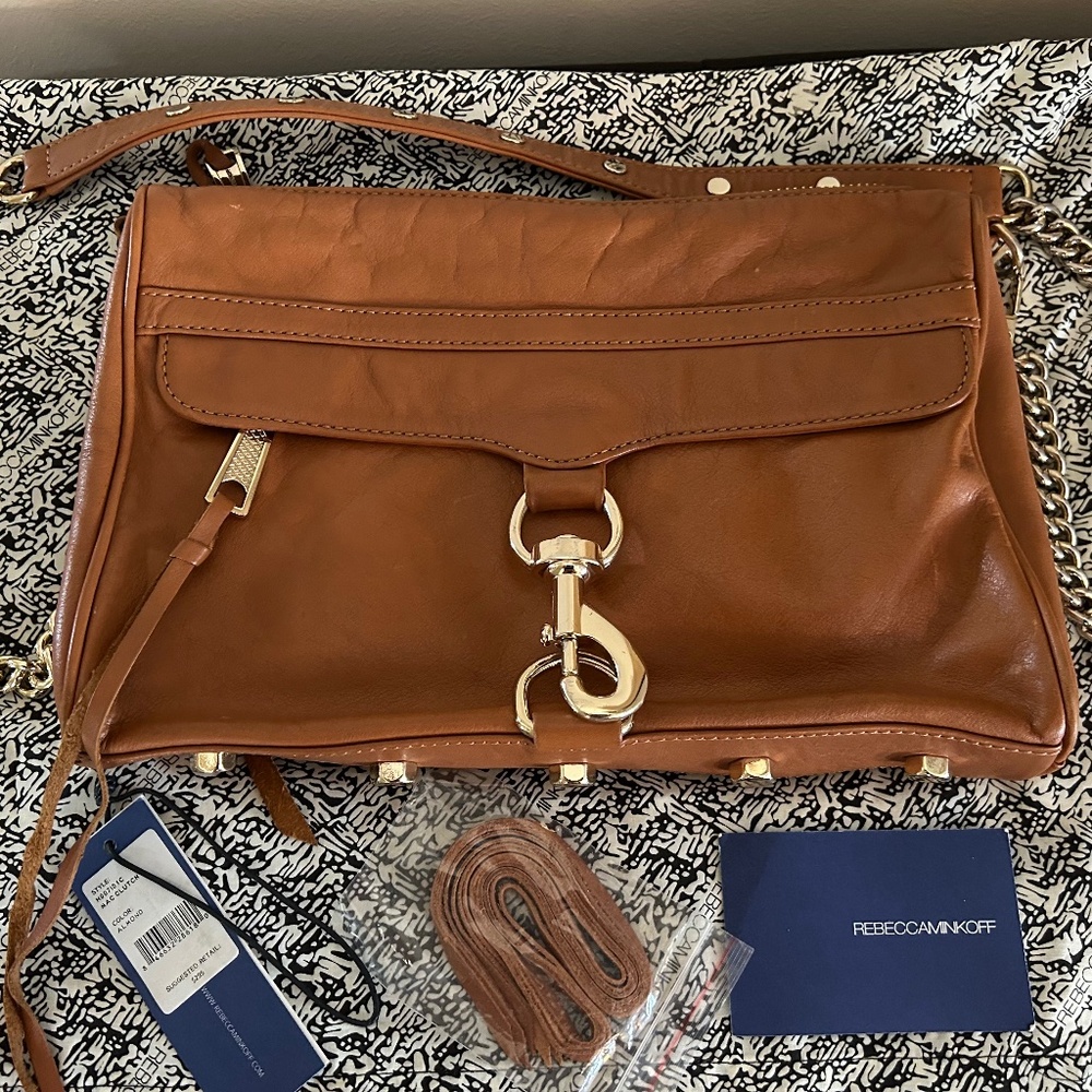 Rebecca Minkoff Women's Large M.A.C. Shoulder Bag - Almond